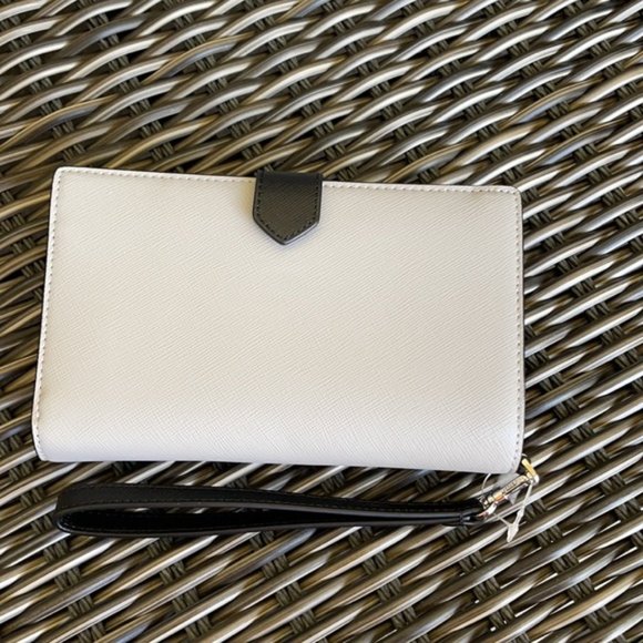 Kate Spade Staci Colorblock Phone Wallet Wristlet in Nimbus Grey - Picture 8 of 16